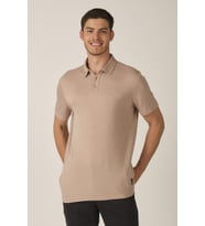 ALEXANDERGARDI POLO YAKA T-SHİRT (E22-8106) (Bej)