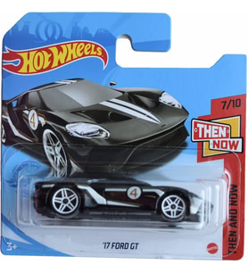 Hot Wheels '17 Ford Gt, Then And Now 7/10 [Siyah] Kısa Kart (Çok Renkli)