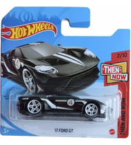 Hot Wheels '17 Ford Gt, Then And Now 7/10 [Siyah] Kısa Kart (Çok Renkli)