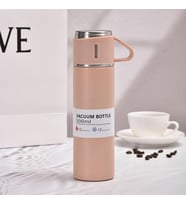Paslanmaz Çelik 304 Çelik Termos Bardaklı Sıcak Soğuk Muhafazalı Kaliteli Sızdırmaz Mug FLYON-527
