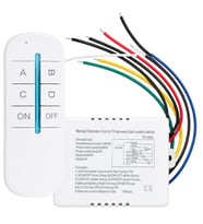 Weko WK-28838 4 Kanallı Uzaktan Kumandalı Aydınlatma Kontrol Anahtarı Avize Modülü