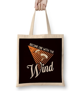Retro Paragliding Wind Paragllider Skydiver Parachutist Fly Bez Çanta Uzun Saplı