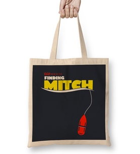Baywatch Finding Mitch Nemo Dory Logo Bez Çanta Uzun Saplı