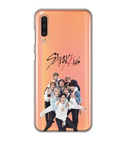 Samsung Galaxy A50 - A30S Uyumlu Stray Kids Tasarımlı Şeffaf Telefon Kılıfı
