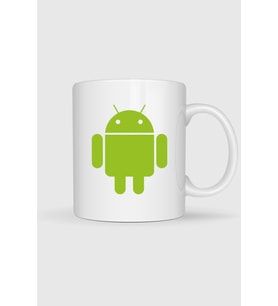 Android Logo Tasarımlı Kupa Bardak