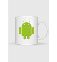 Android Logo Tasarımlı Kupa Bardak
