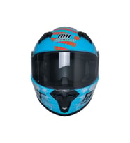 Motosiklet ve Bisiklet Mini Çocuk Kaskı Full Face Ce Sertifikalı Child Motor Kask Blue