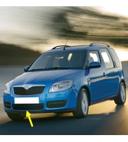 Skoda Roomster 2006-2010 Ön Tampon Alt Orta Izgara 5J0853677