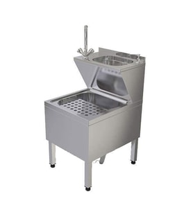 Erginoks 6EV00126 Erginoks Paspas Yıkama Evyesi - 50x70x90 cm - sabun dispenserli