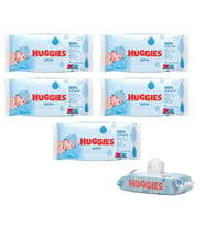 Huggies Pure Yenidoğan Hassas Islak Havlu 72 Yaprak 5'li Paket (432 Yaprak) (Çok Renkli)