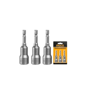 Manyetik Somun Tutucu Lokma 3Lü Seti 10Mm Ingco Amn1031