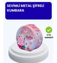 Çocuk Para Kasası Anahtarlı Güvenli Tasarruf Kutusu