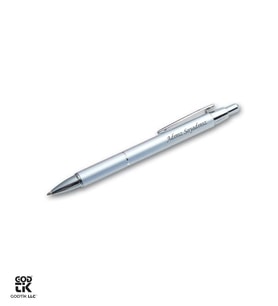 Kişiye Özel Gümüş Renk Metal Tükenmez Kalem GDTK-904154