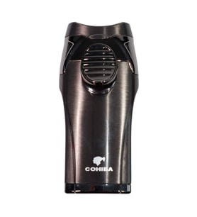 Cohiba Çift Torch Pürmüz Gunmetal Puro Çakmağı