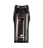 Cohiba Çift Torch Pürmüz Gunmetal Puro Çakmağı