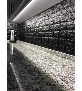 1 m2 Kendinden Yapışkanlı Mutfak Fayans Duvar Kağıdı Paneli 3D
