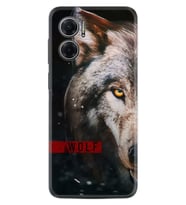Xiaomi Redmi Note 11E Kılıf Silikon Desen Özel Seri Wolf Eyes 1758