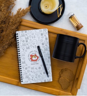 Aslan Burcu Defter - Kupa - Kalem Seti (Model 1)