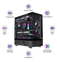 Dragos DRx7928 Ryzen 5 7500F 16GB DDR5 512GB M2 NVMe SSD Gigabyte Windforce 8GB RTX5060 Oem Paket