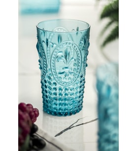 Akrilik Aquamarin Tekli Uzun Bardak & Su Meşrubat Bardağı 750 Ml ( Büyük Boy & Cam Değildir )