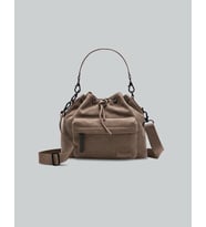 Gaston Luga Splash Bucket Crossbody Çanta - Kahverengi