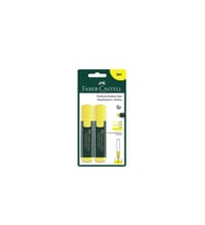 Faber-Castell 1548 Fosforlu Kalem Sarı 2 li Blister