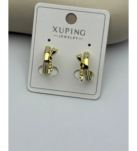 Xuping Gold Gül Detay Küpe - 25-xpkp79
