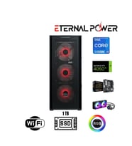Eternal Power Intel i9 14900K RTX 4060 Ti Gaming PC  16GB DDR5  1TB NVMe M.2  B760M WiFi  750W  240mm Sıvı Soğutma