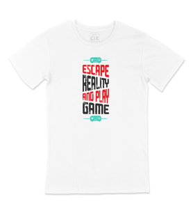 Kırmızı Escape Reality Tişört