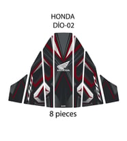 Grippatch - Honda Dio ile Uyumlu Renkli Tank Pad GC22-2