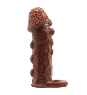 OdinsShop 3 cm Uzatmalı Damarlı Penis Kılıfı