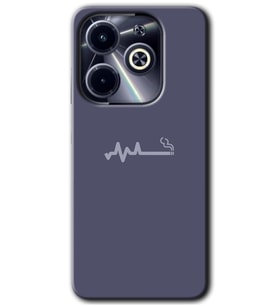 İnfinix Hot 40i Kılıf HD Desen Baskılı Kılıf - Sigara Zararlıdır