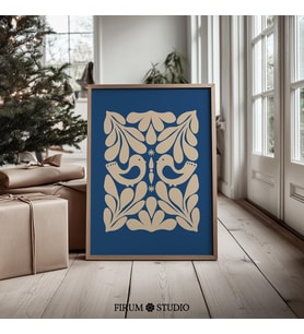 İskandinav Noel Duvar Sanatı