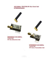 433.92MHz FSK/GFSK RF Alıcı Verici Seti (NTXRX05RSARN4)