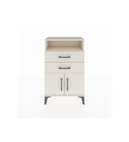 Arges Komodin Tek Raflı 2 Çekmeceli 2 Kapaklı 60x30x96 Aytaşı-Aytaşı