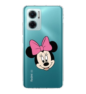 Redmi Note 11e  Kamera korumalı Kapak Minnie Mouse Tasarımlı  Şeffaf Kılıf