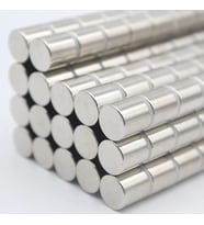 100 Adet 4X4 Mm Yuvarlak Neodyum Mıknatıs N35 Güçlü Magnet Nikel Kaplama