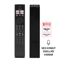PHILIPS SES KOMUTLU PH-V4 AMBILIGHT-PRIME-NETFLIX-RAKUTEN LCD LED TV KUMANDASI