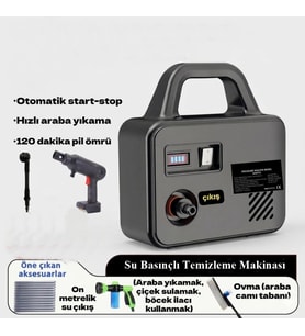 Çanta Tip Çift Akülü Ağaç -Bahçe İlaçlama Oto Yıkama Tabancası Şarj Göstergeli 150Watt-XHD775MAX