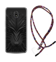Xiaomi Redmi 8A 8 Pro 9C 9T 10C 11T Pro Kılıf Boyun Asklı Rasta Silikon Black Fox 1325