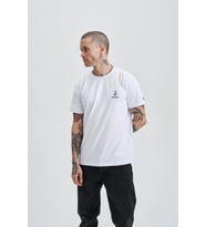 Face Of Niho Erkek Baskı T-Shirt (Beyaz)