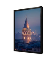 İstanbul Galata Kulesi Çerçeveli Mdf Tablo