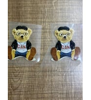 7X6 CM 2 ADET ÜTÜ İLE YAPIŞAN CAN YAZILI TRANSFER BASKI ARMA YAMA