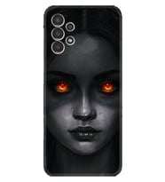 Samsung Galaxy M14 Kılıf Resimli Desenli Silikon Platinium Series Dark Woman 1887