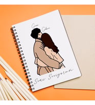 Sevgili Tasarımlı Defter Kişiye Özel