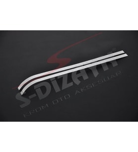 Citroen Nemo Uyumlu Krom Sürgülü Kapı Çıtası 2 Parça 2008 Üzeri