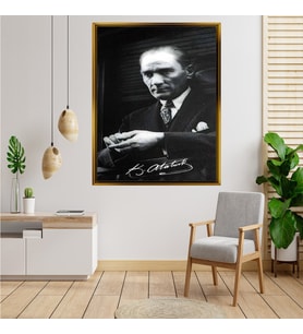 ÇERÇEVELİ ATATÜRK TABLO S431