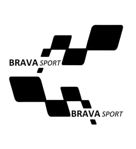 brava sport Etiket Yapıştırma 30cmx11cm MMD164