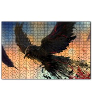 Cakapuzzle Zincirlerinden Kurtulan Karga  Puzzle Yapboz MDF (Ahşap) (120 Parça)