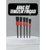 5 Adet Oto Detaylı Temizleyici Araç İçi Temizlik Fırça Seti Koltuk Döşeme Kapı Toz Alma Fırçası